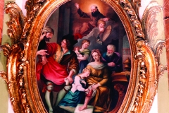 Leonessa, Santuario, ex voti, attribuiti a Venanzio Bisini, olio su tela, XVIII sec.