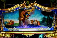 Leonessa, Santuario, sportello dell’urna del Santo, Autore Ignoto, olio su tavola, XVIII sec.
