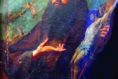 Piedelpoggio, Chiesa Santa Maria del Cerreto, Anonimo pittore locale, olio du tela XIX sec.